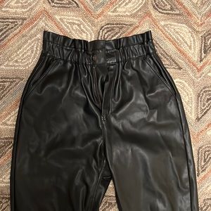 Zara Faux Leather Pants